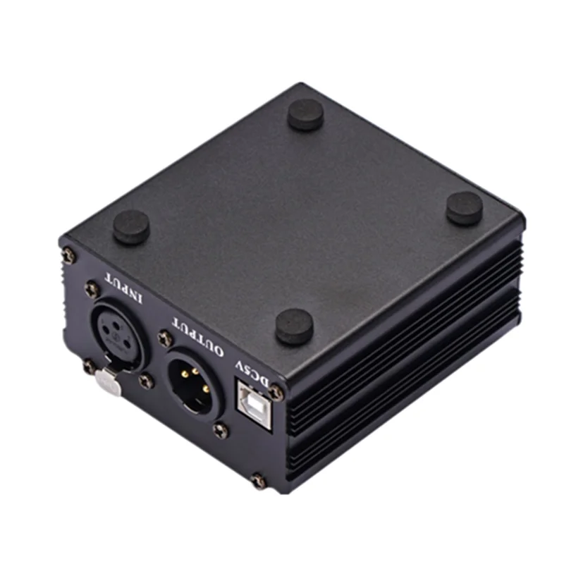 48V Phantom Мощность адаптер XLR кабель для конденсаторный микрофон Студийный Запись BM