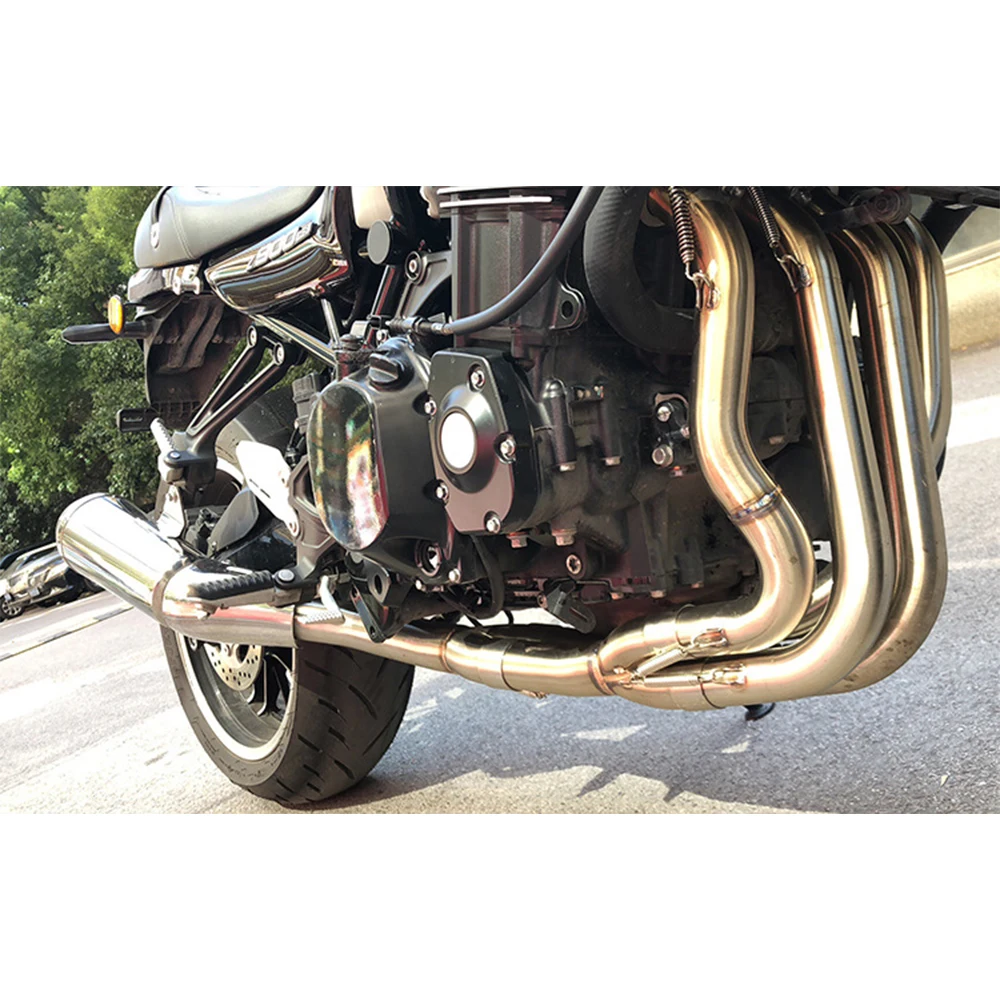 

SCL Racing Motorcycle Stainless Steel Titanium Alloy Exhaust Middle Pipe Full System For Kawasaki Z900