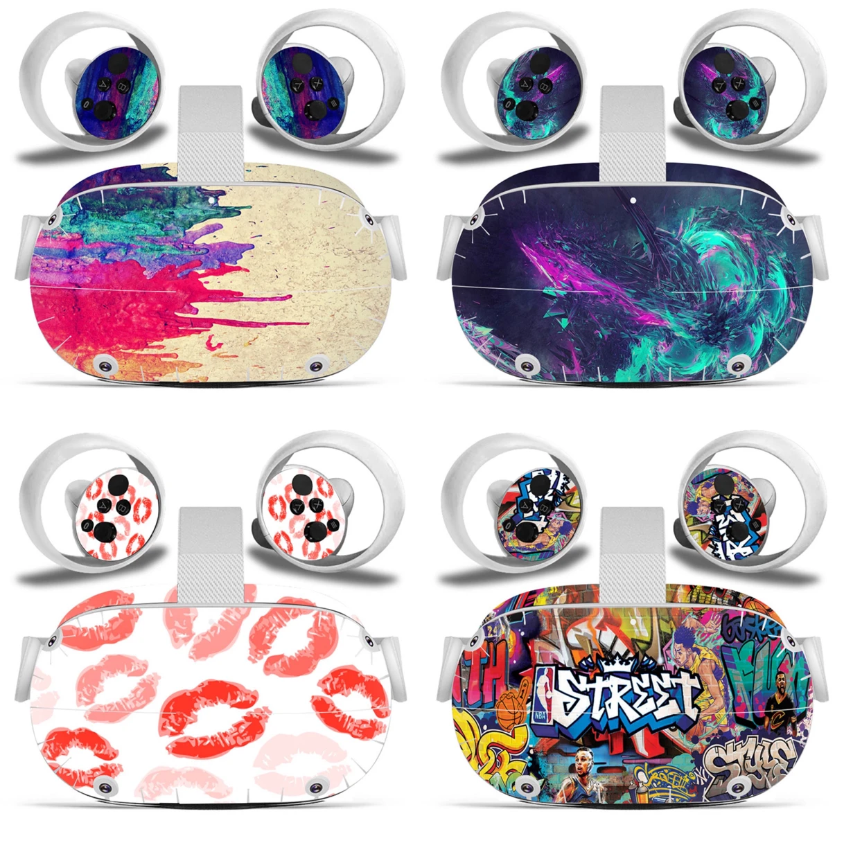 Стикер виртуальной реальности для Oculus Quest 2 защитная наклейка из ПВХ гарнитуры VR |