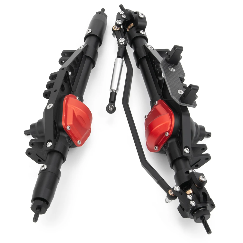 Комплект оси AXSPEED для радиоуправляемого автомобиля передняя задняя прямая