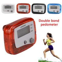 multifunctional lcd pedometer step walking pedometer calorie kilometer counter pocket digital clip mini running accessory