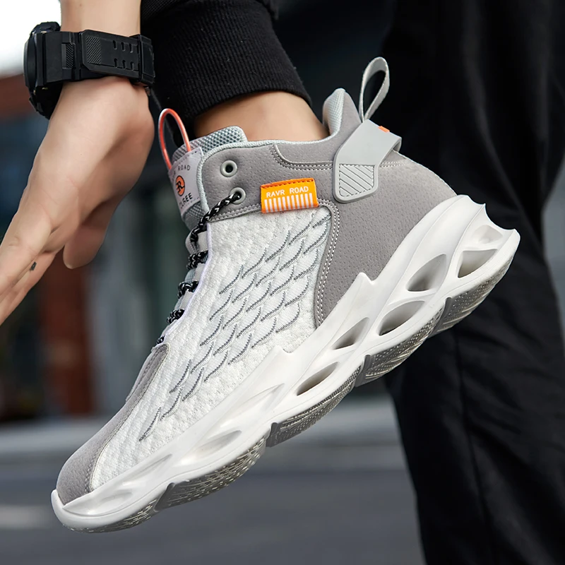 

2021 Spring New Fashion Men Casual Blade Running Lightweight Shoes Breathable Male Comfortable Walking Sneaker Zapatillas Hombre