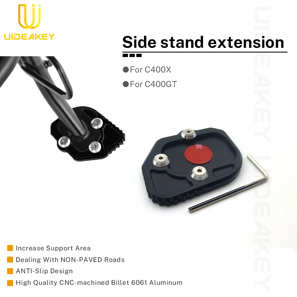 

Боковая подставка для BMW C400X C400GT, поддерживающая пластина, подставка для ног, удлинительная подставка, кронштейн, подушка для мотоцикла