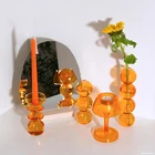 Двойной Применение ваза для цветов для свадьбы центральная часть украшения Стекло ваза Роза настольная Террариум Стекло контейнеры завод ваза подсвечник