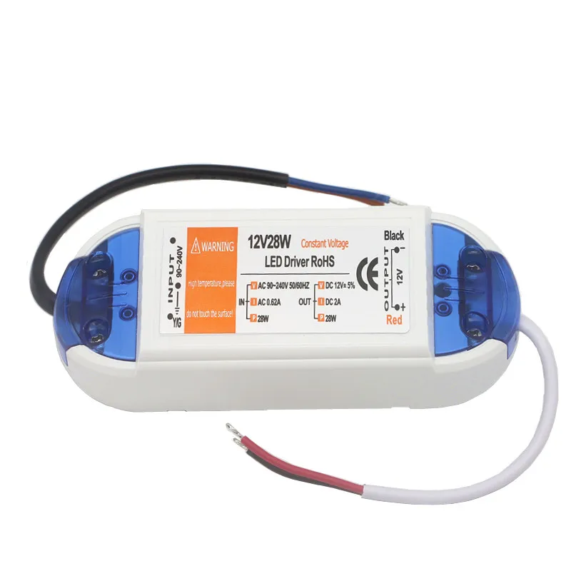 12 V Питание адаптер переменного тока 110 В 220 до трансформатор освещения 100 Вт 72 48W 28W