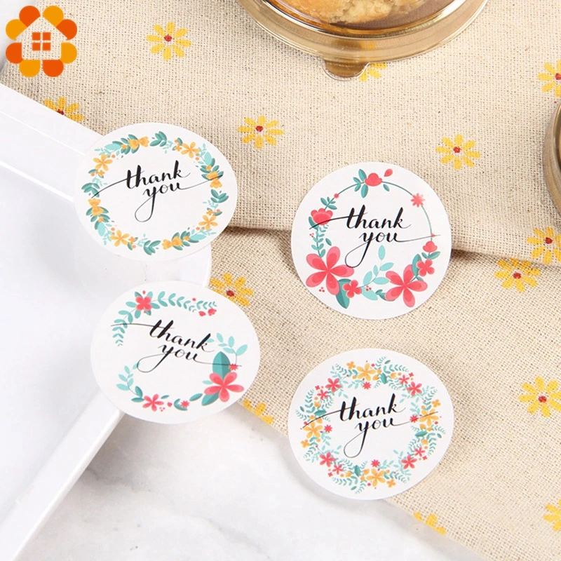 1 Упаковка Наклейка спасибо DIY конфетные наклейки для сумок ремесло кухонная