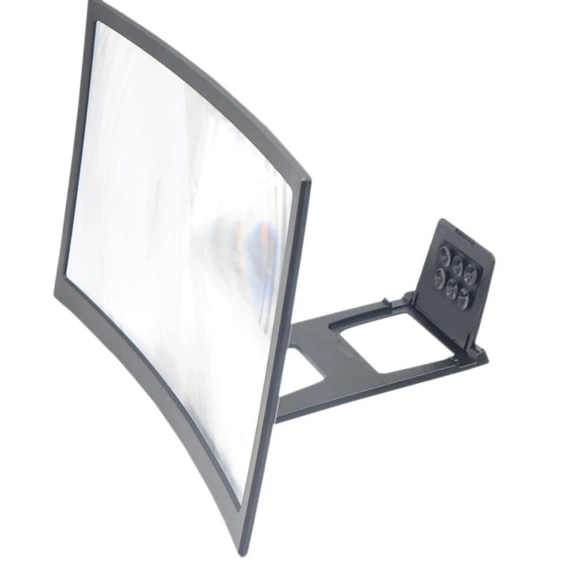 Для 12 дюймовой трехмерной лупы с изгибом экрана для сотового телефона HD