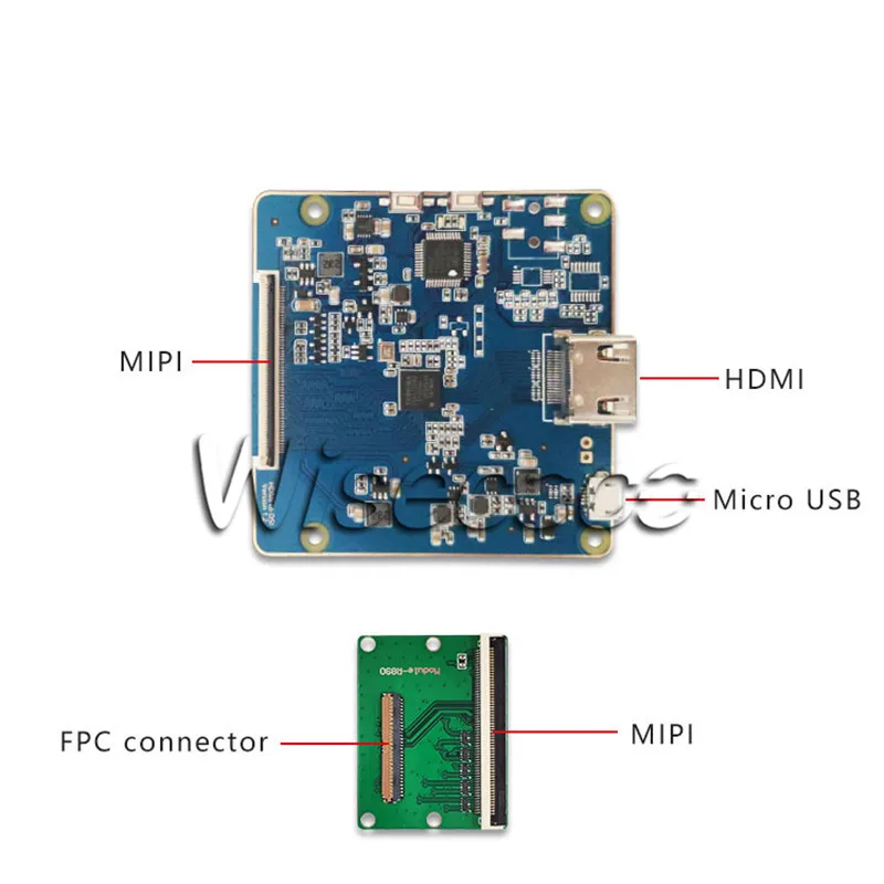 Wisecoco 8.9 inch 2560*1600 2K TFT LCD screen MIPI HDMI board for DIY Projector raspberry pi 3 3b+ panel 3D printer display