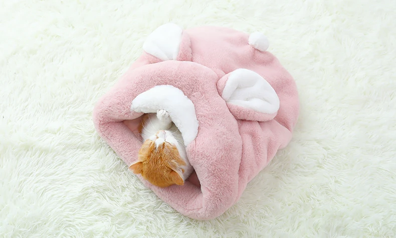 Hoopet кошка Милая корзина в форме кролика домик для кошки питомник для собаки щенка дома спящий питомник Тедди удобный дом