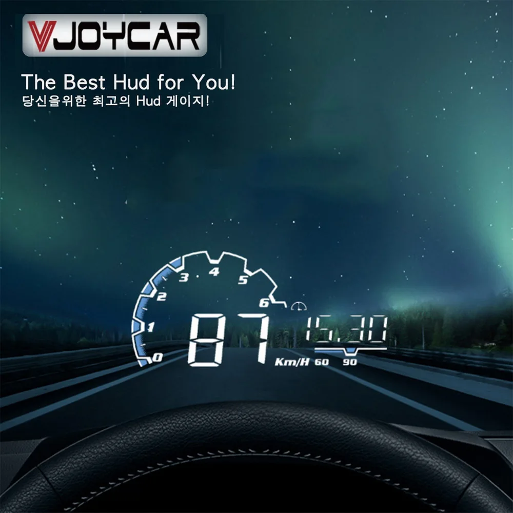 Автомобильный проектор VH300 скорости на лобовое стекло с диагональю 5 дюймов OBD2