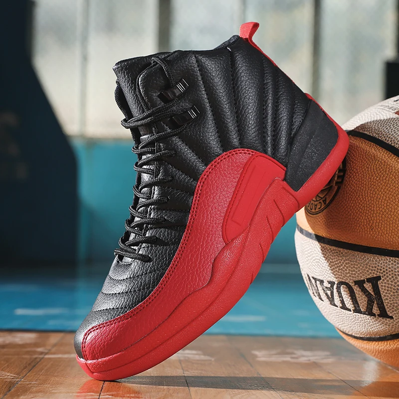 

Unisex Basketball Shoes Men High-top Sports Shoes Athletic Mens Shoes Women Comfortable Breathable Sneakers Big Size 47 Basket