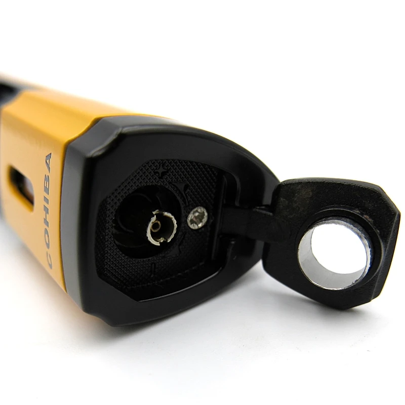 Металлическая 4-фонарь ная Зажигалка Cohiba зажигалка для сигар сигарет табака с