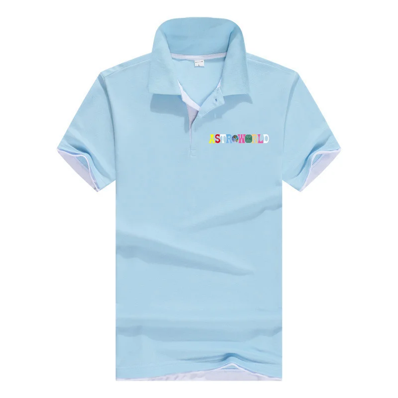 

2021 summer new style fashion trend printed polo shirt men's shirt solid color short-sleeved polo homme lapel men's t shirts