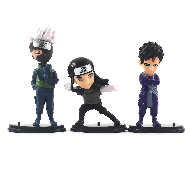 Экшн фигурки из японского аниме Kakashi Sakura Sasuke Itachi Obito Gaara виниловые Подарочные
