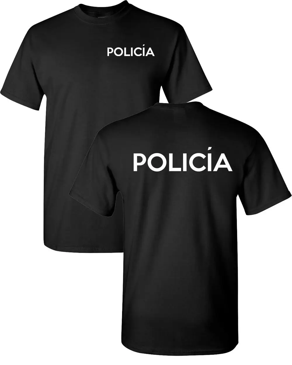 Мексика полиции Policia федеральной Передняя и задняя сторона Для мужчин 'S