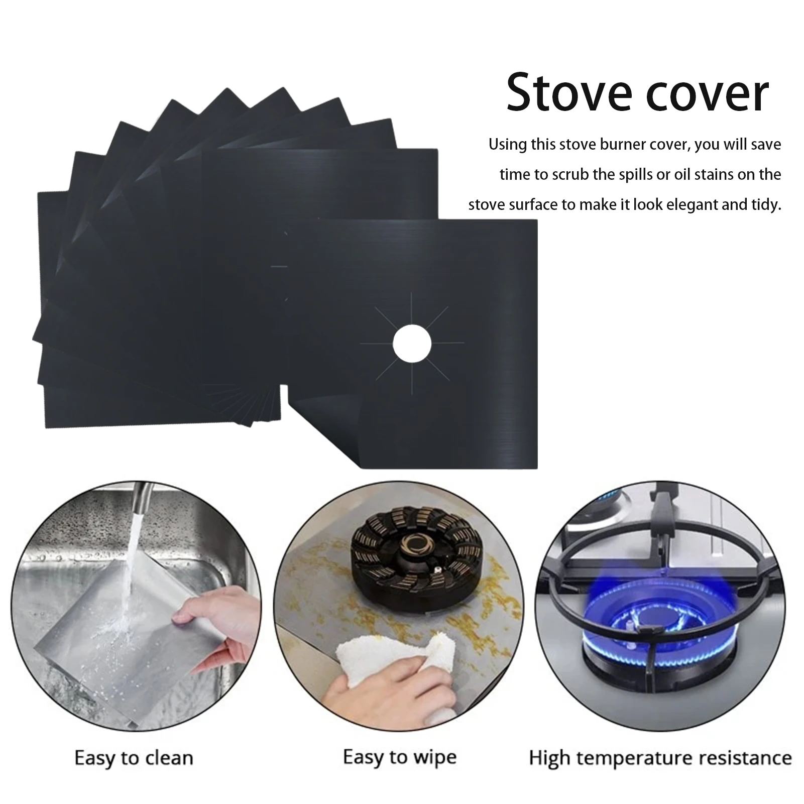 1 шт. плита защитная крышка лайнер защитное покрытие для газовой плиты газовая
