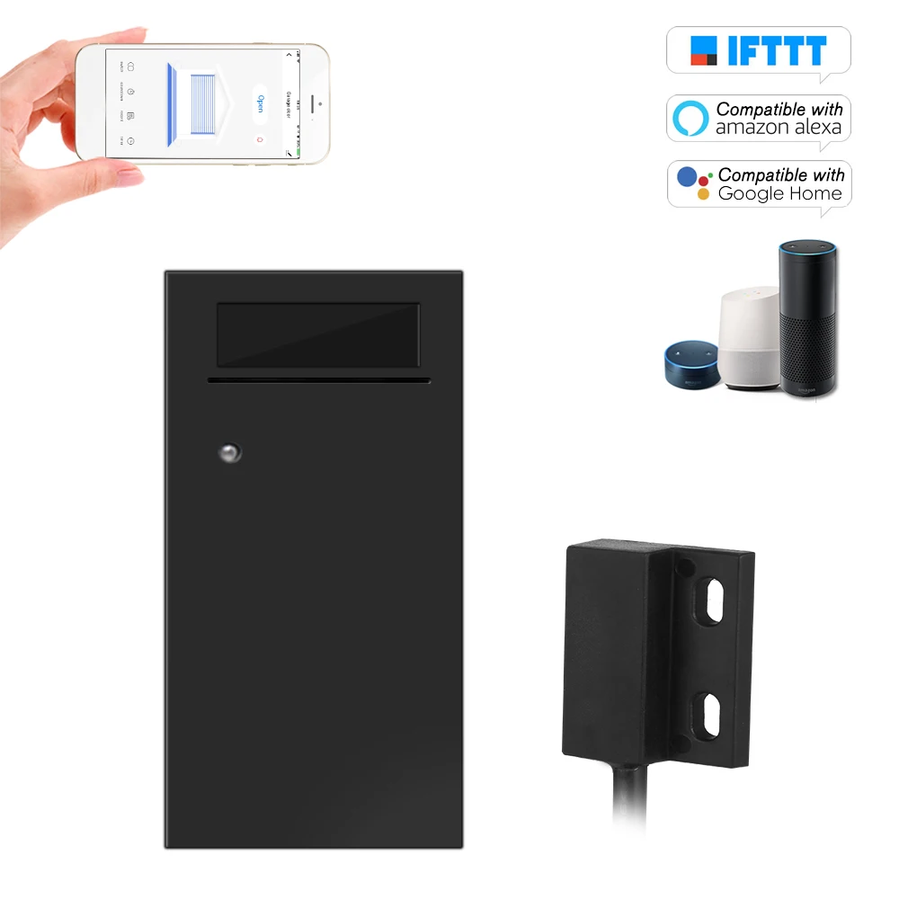 

WiFi Switch Smart Garage Door Opener Controller Work With Alexa Echo Google, IFTTT Home SmartLife/Tuya APP Control Voice Control