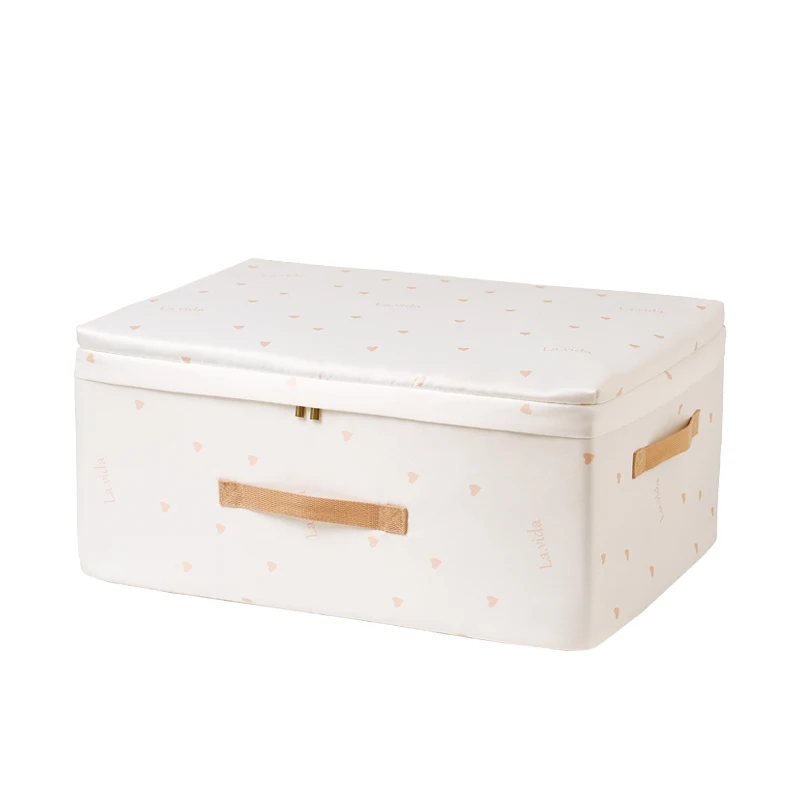 

126L large cotton linen folding storage bag home storage organization Quilt toy storage box bins clothes organizer Travel bag
