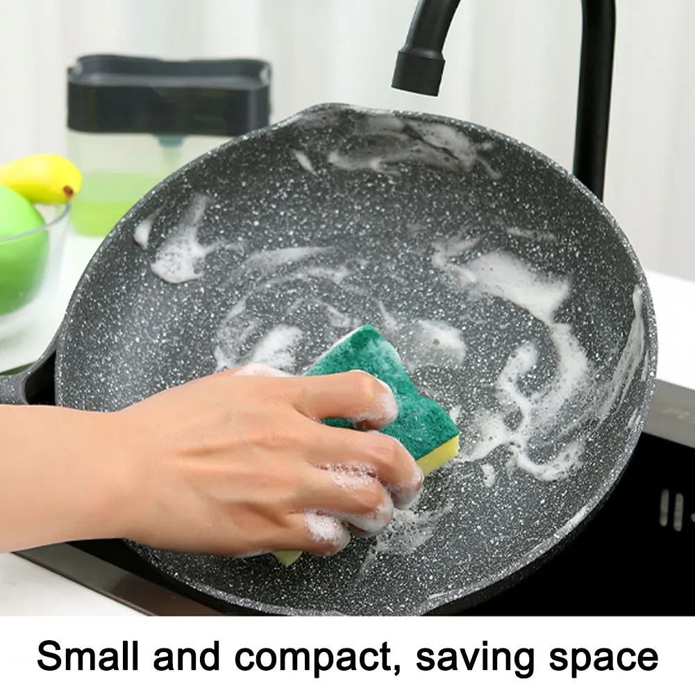 2 в 1 для очистки дозатор жидкого моющего средства Пресс типа мыльница-дозатор