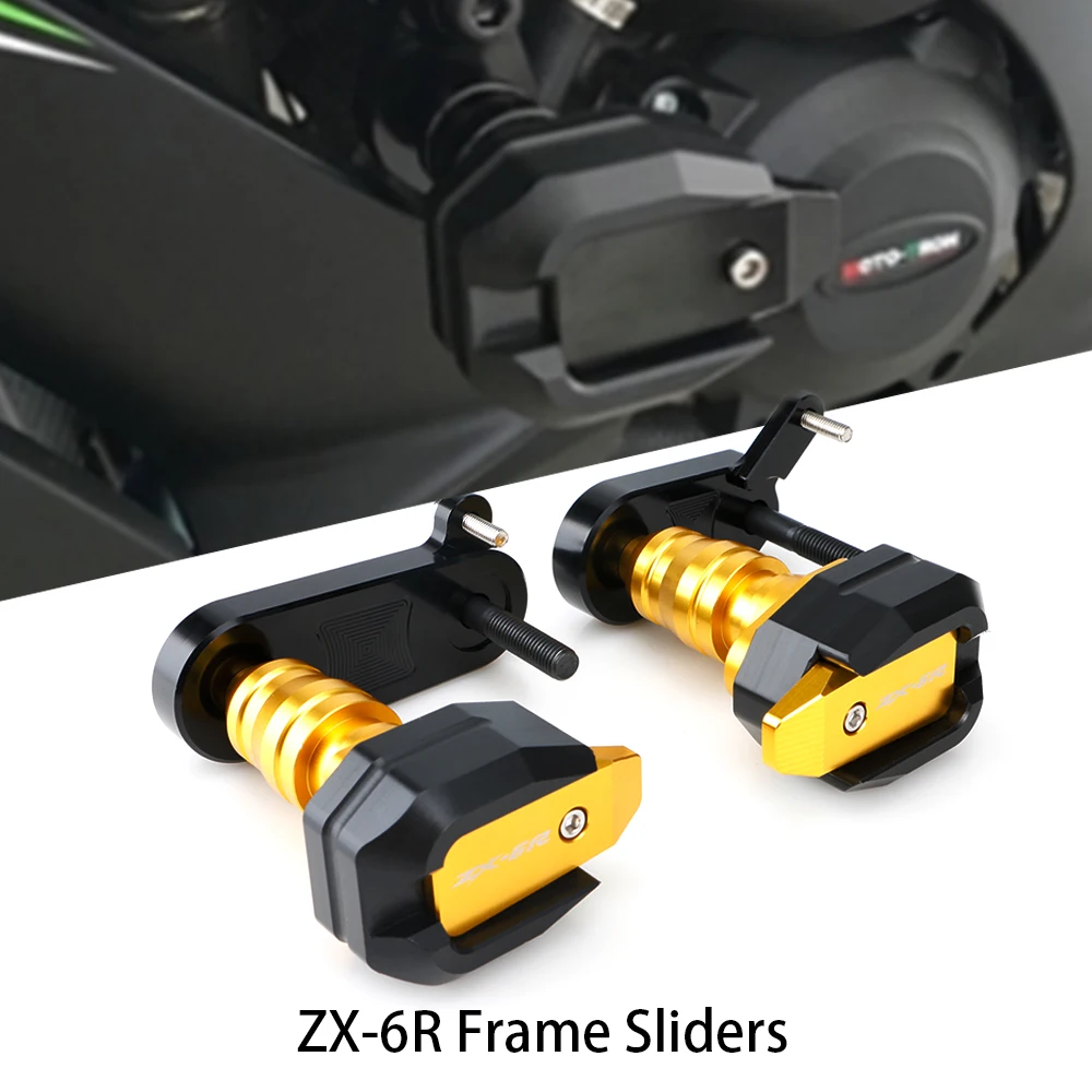 Для KAWASAKI Ninja ZX-6R 2009-2012 Moto Frame ползунки защита от падения мотоцикла Краш | Автомобили