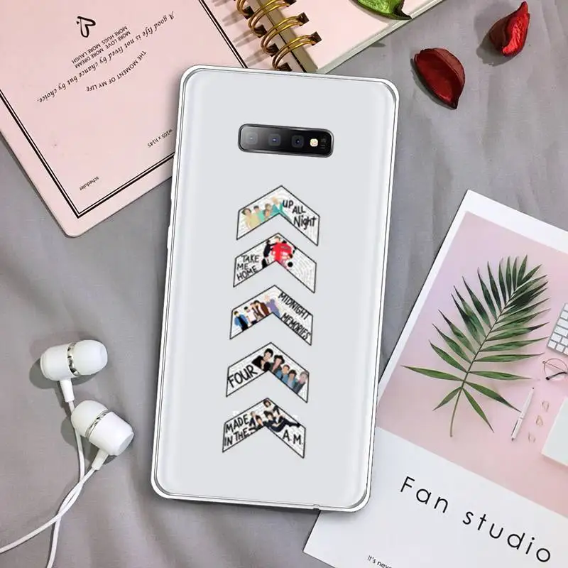 

Harry Styles One Direction band Phone Case Transparent For Samsung Galaxy A 71 21s S note 8 9 10 plus 20 ultra