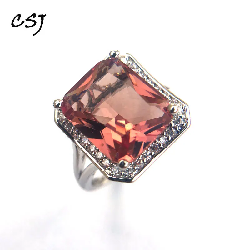 Женское кольцо с зултанитом из серебра 925 пробы|Кольца| |