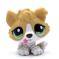 lps cat 3cm mini custom made baby puppy for littlest pet shop toy collie 272 dog white body clover eyes 1 inch lpscb