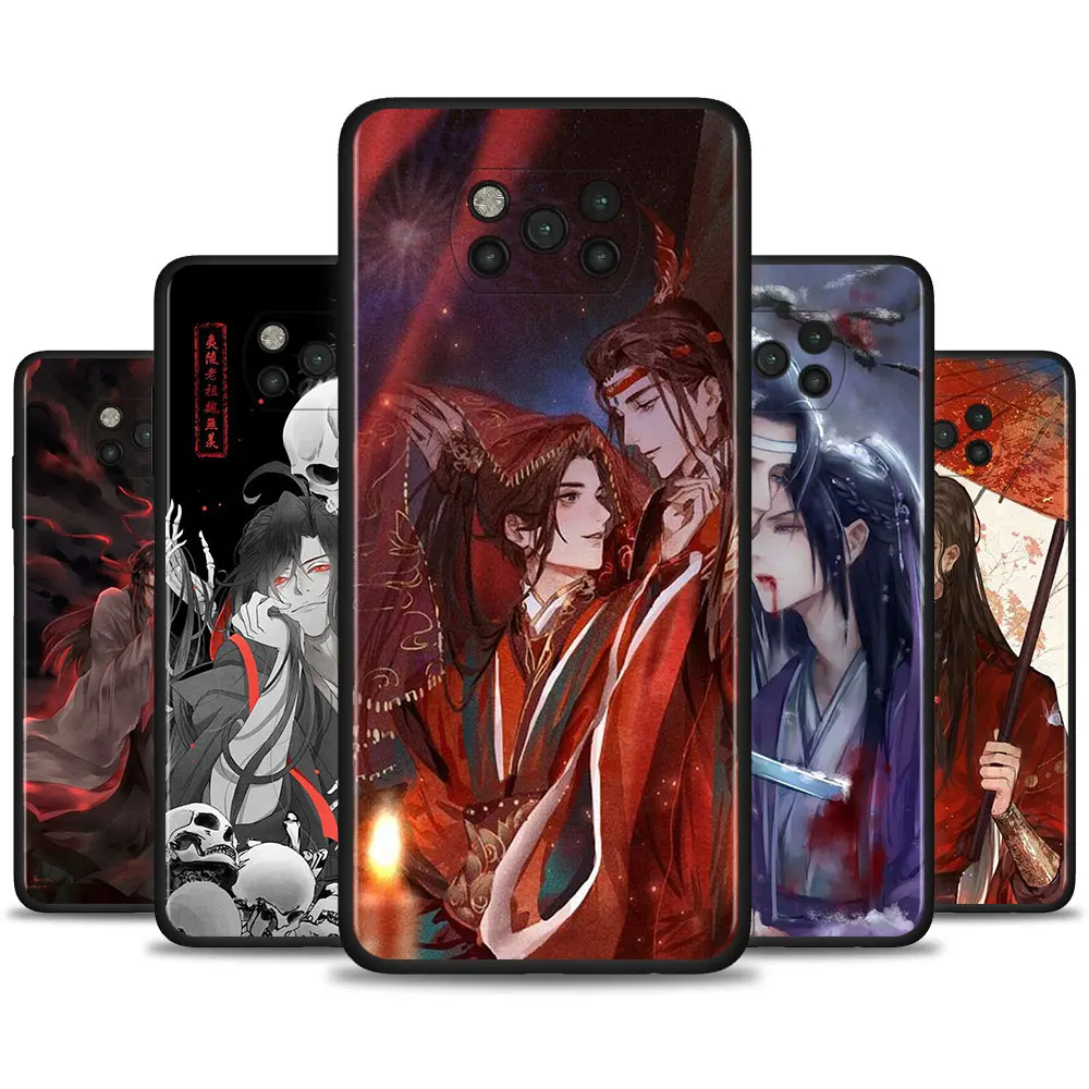 

Anime Mo Dao Zu Shi Case For Xiaomi Mi Poco X3 NFC X3 M3 Pro F3 GT Pocophone F1 Black TPU Soft Silicone Cover Cellphones Couqe
