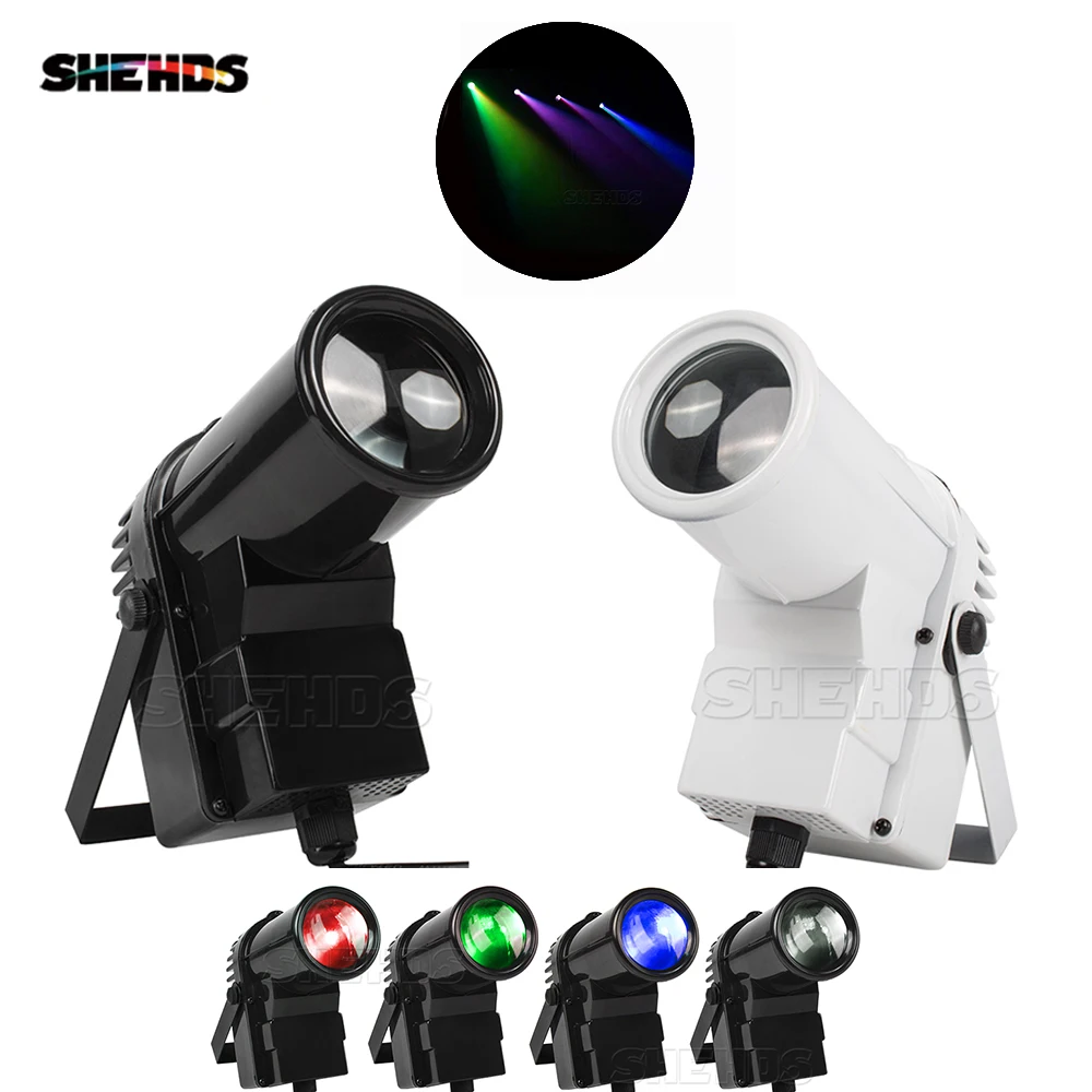 Мини светодиод SHEHDS 10 Вт RGBW 4 в 1 точечный луч DMX Par ОСВЕЩЕНИЕ для дискотек DJ вечерние