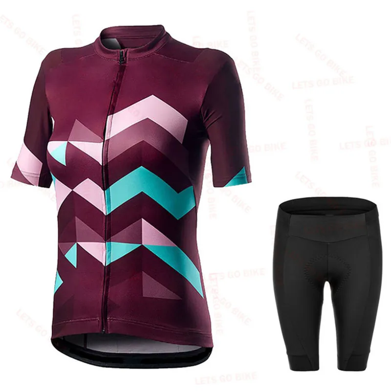 Женская летняя одежда для велоспорта дышащий комплект из Джерси с коротким