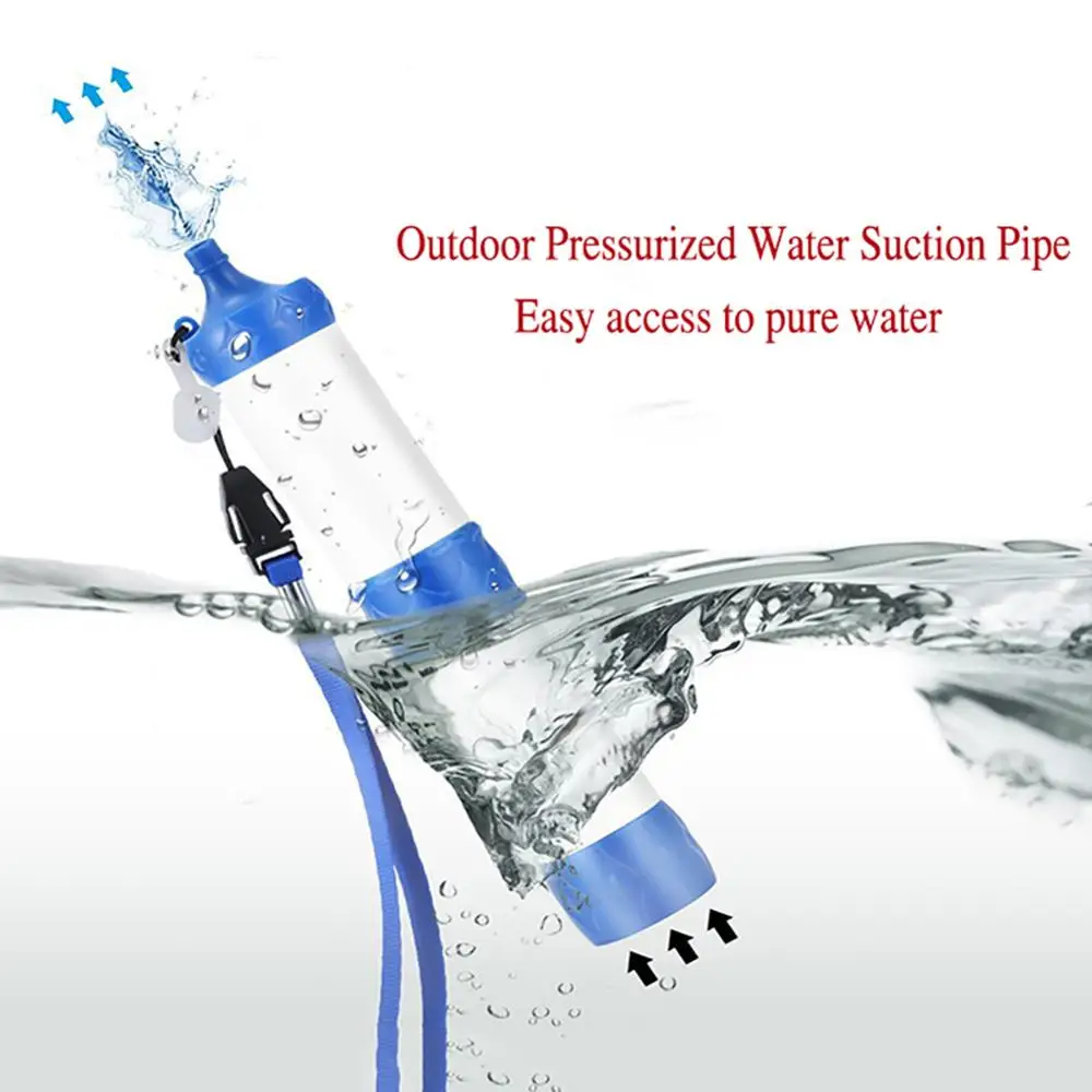 Портативный открытый очиститель воды Кемпинг Туризм аварийная жизнь выживания