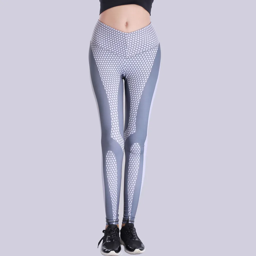 

Women's Fashion Seamless Yoga Pants printing High Waist Stretch Abdomen Hip Shape Pants Gym Running Sports Breathable Yoga Pants