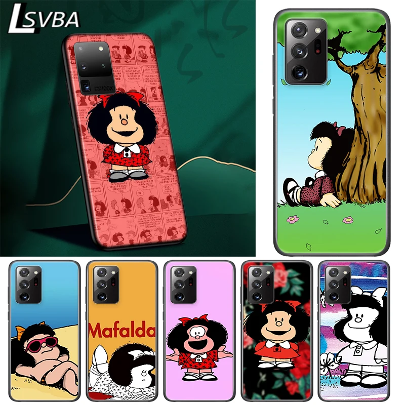 

Animated cute Mafalda For Samsung S20 FE A91 A81 A72 A71 A52 A51 A42 A41 A32 A31 A21S A21 A12 A11 A02 Plus Phone Case