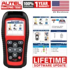 Autel MaxiTPMS TS501 TPMS инструмент для переобучения автомобильной диагностики OBDII считыватель кодов с датчиком TPMS Программирование лучше, чем TS401