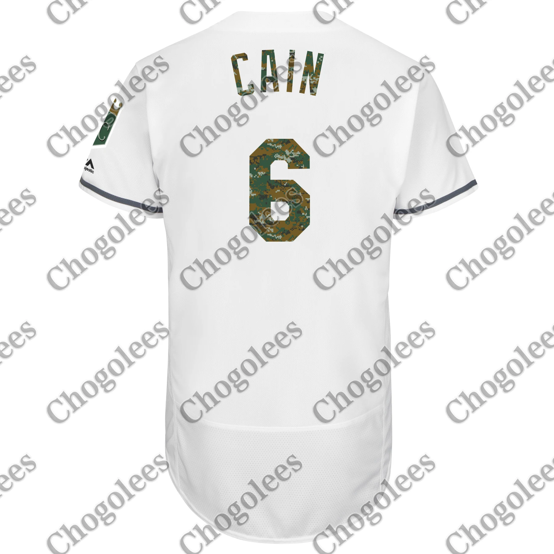 

Baseball Jersey Lorenzo Cain Kansas City Majestic Fashion 2016 Memorial Day Flex Base Jersey