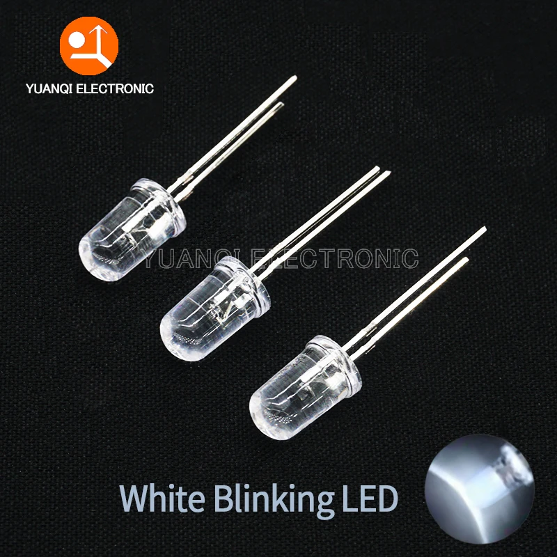 50 шт. 5 мм белый зеленый красный синий желтый светоизлучающие диоды