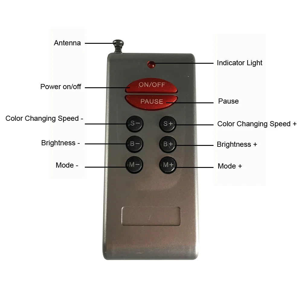 Rgb контроллер для DC12V лампа бассейна синхронная RGB PAR56 Максимальная нагрузка 144