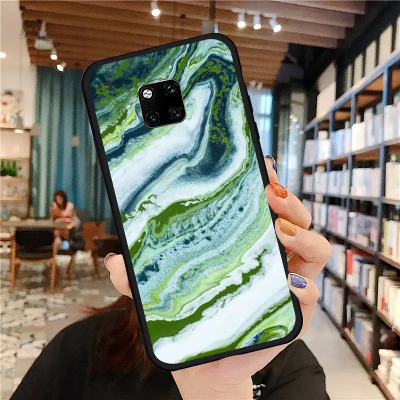 

Blue Marble Pattern beautiful Phone Case For Huawei Mate 9 10 20 Pro lite 20x nova 3e P10 plus P20 Pro Honor10 lite