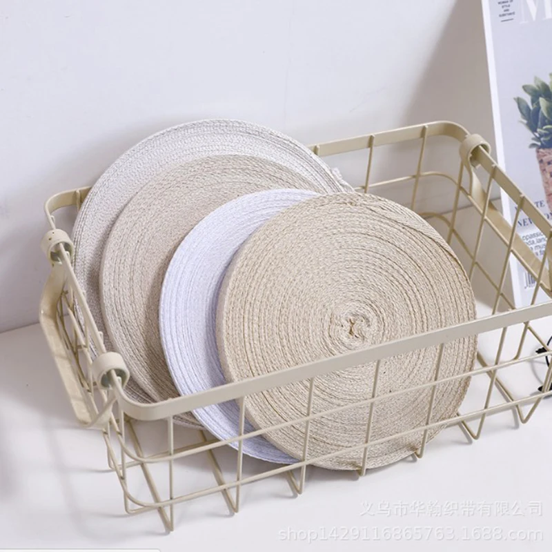 50 ярдов/рулон хлопковая лента 10 мм/20 мм | Дом и сад