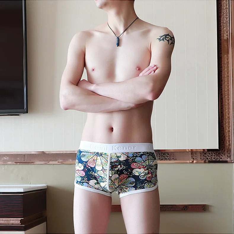 

Mens Boxers Cotton Underwear Mens Underpants Male Panties Shorts U Convex Pouch Men's Shorts Breathable Sports Underwear
