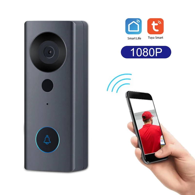 

Умный видеодомофон HD 1080P Tuya с Wi-Fi и камерой видеонаблюдения