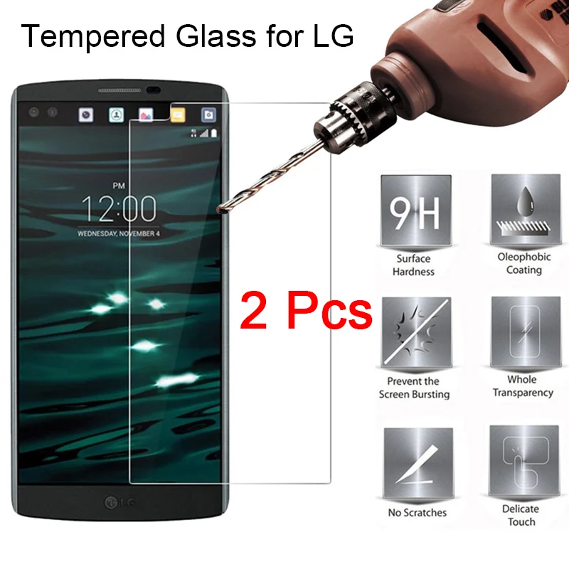 2 шт. Защита экрана для LG W10 9H защитное стекло закаленное K8 2018 K7 2017 K4 K3 2016