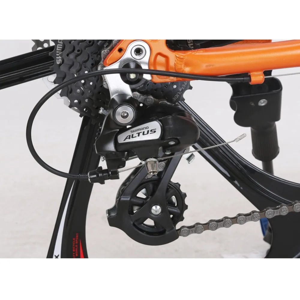 Cyrusher RD100 складной горный велосипед полная подвеска рама дорожный 24 скорости 26X17