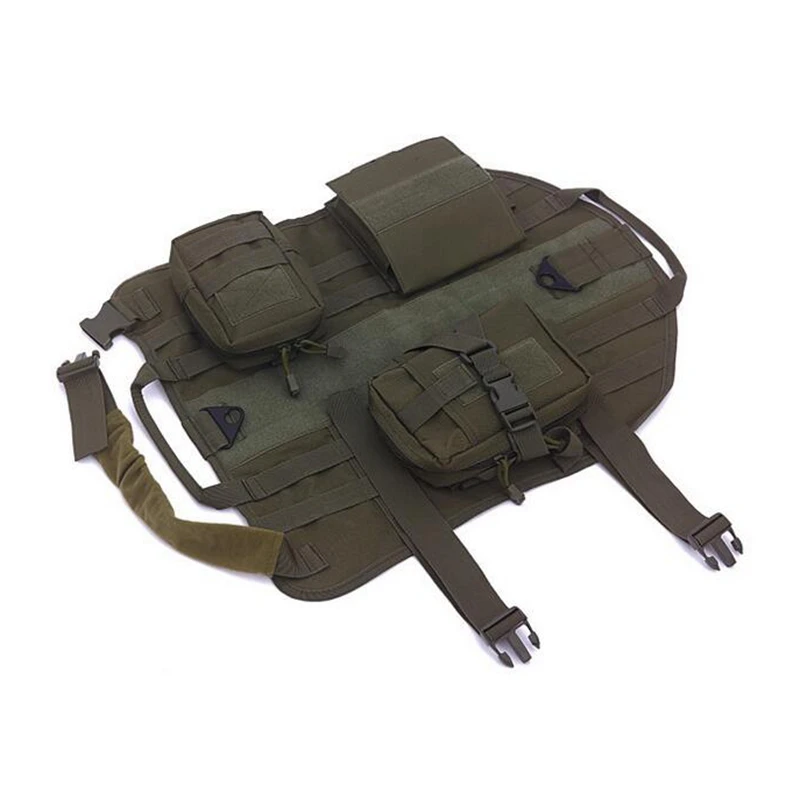 Тактический Жилет для собак Армейский Камуфляж США персонализированный ошейник