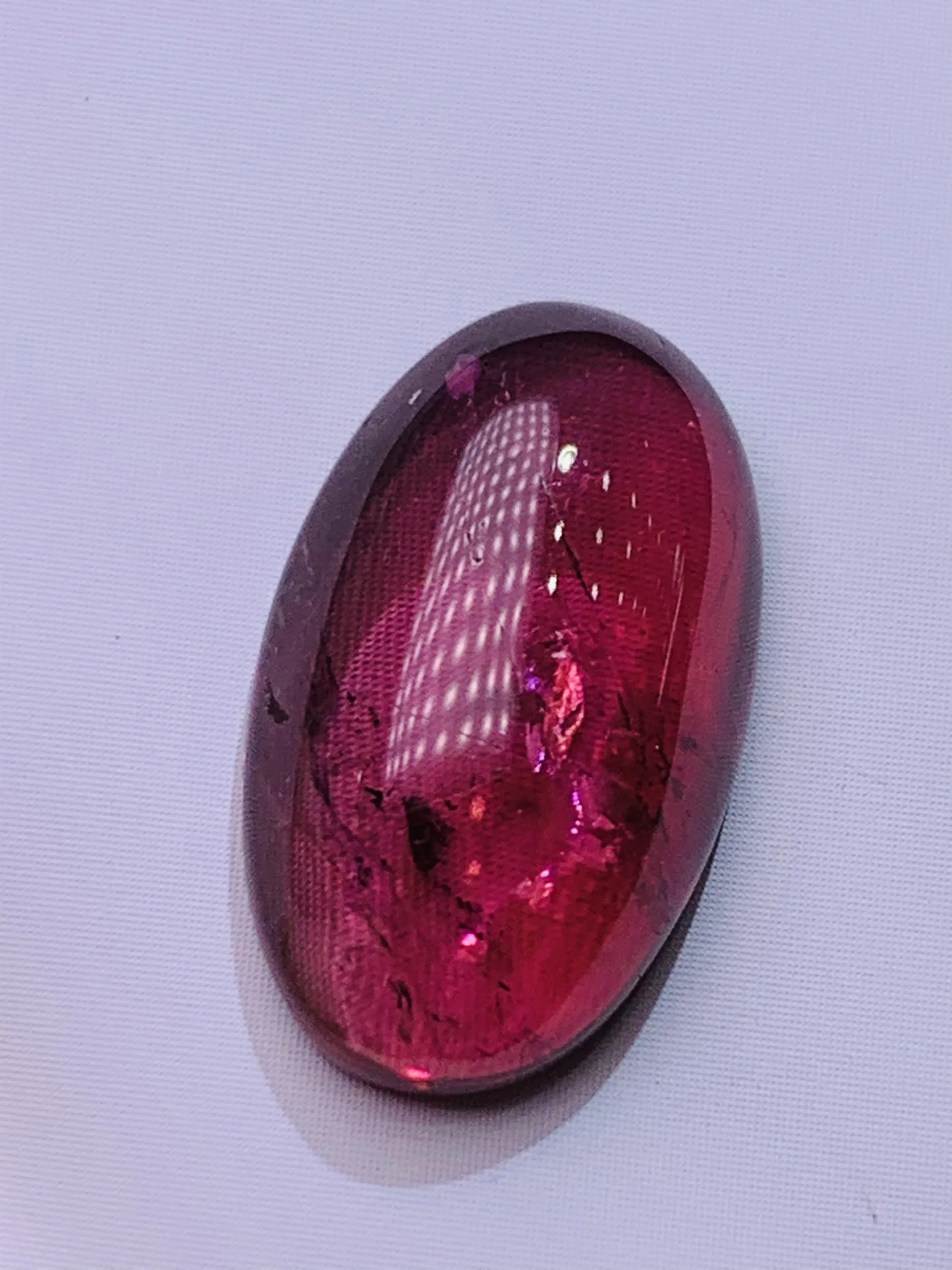 

Pure natural tourmaline Can be inlaid with rings or pendants Red Drop shape Oval accessories gem jewelry bijoux femme edelsteen