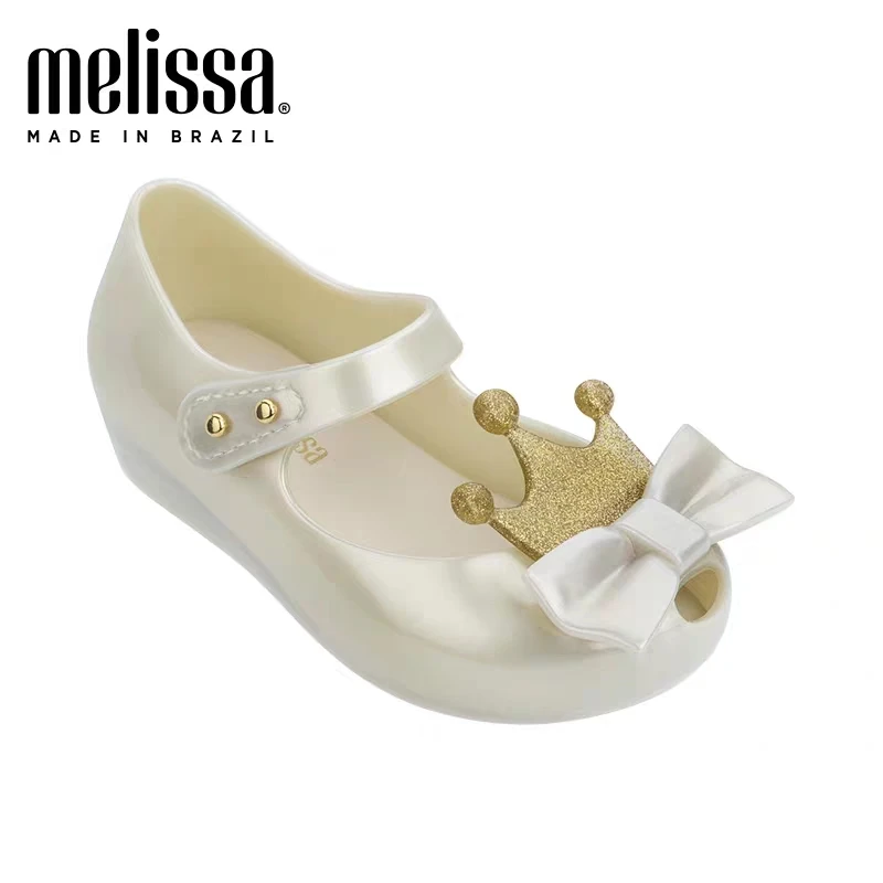 2020 Оригинальные сандалии желе для девочек Mini Melissa Ultragirl детские с короной детская