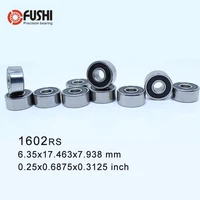 1602rs bearing 6 35x17 462x7 938 mm abec 1 10pcs inch 1602 rs rz 2rs ball bearings 1602 2rs bearing