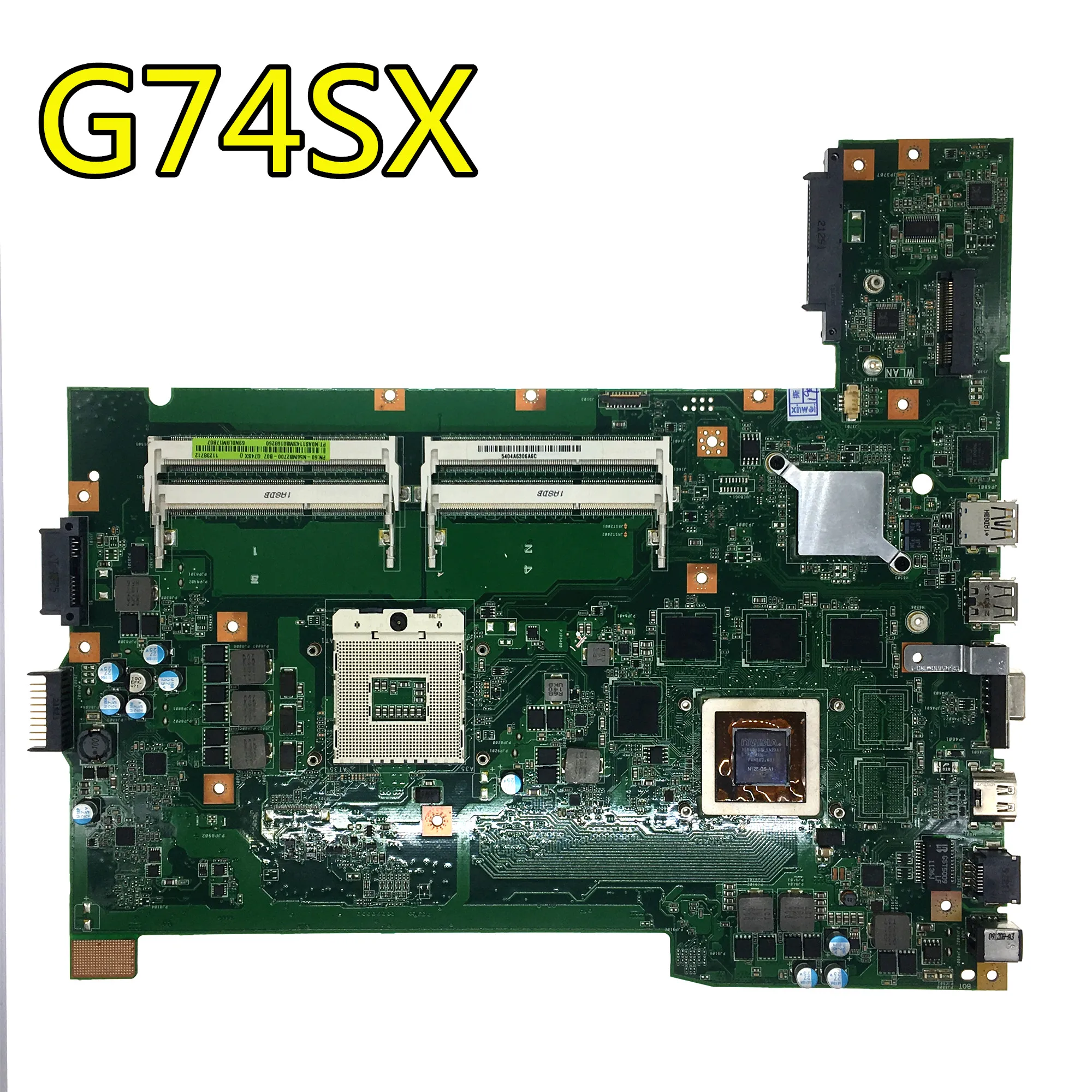 Материнская плата G74SX для ASUS G74SX GTX460M 2 Гб Поддержка 2D разъема 4 слота памяти материнская плата для ноутбука