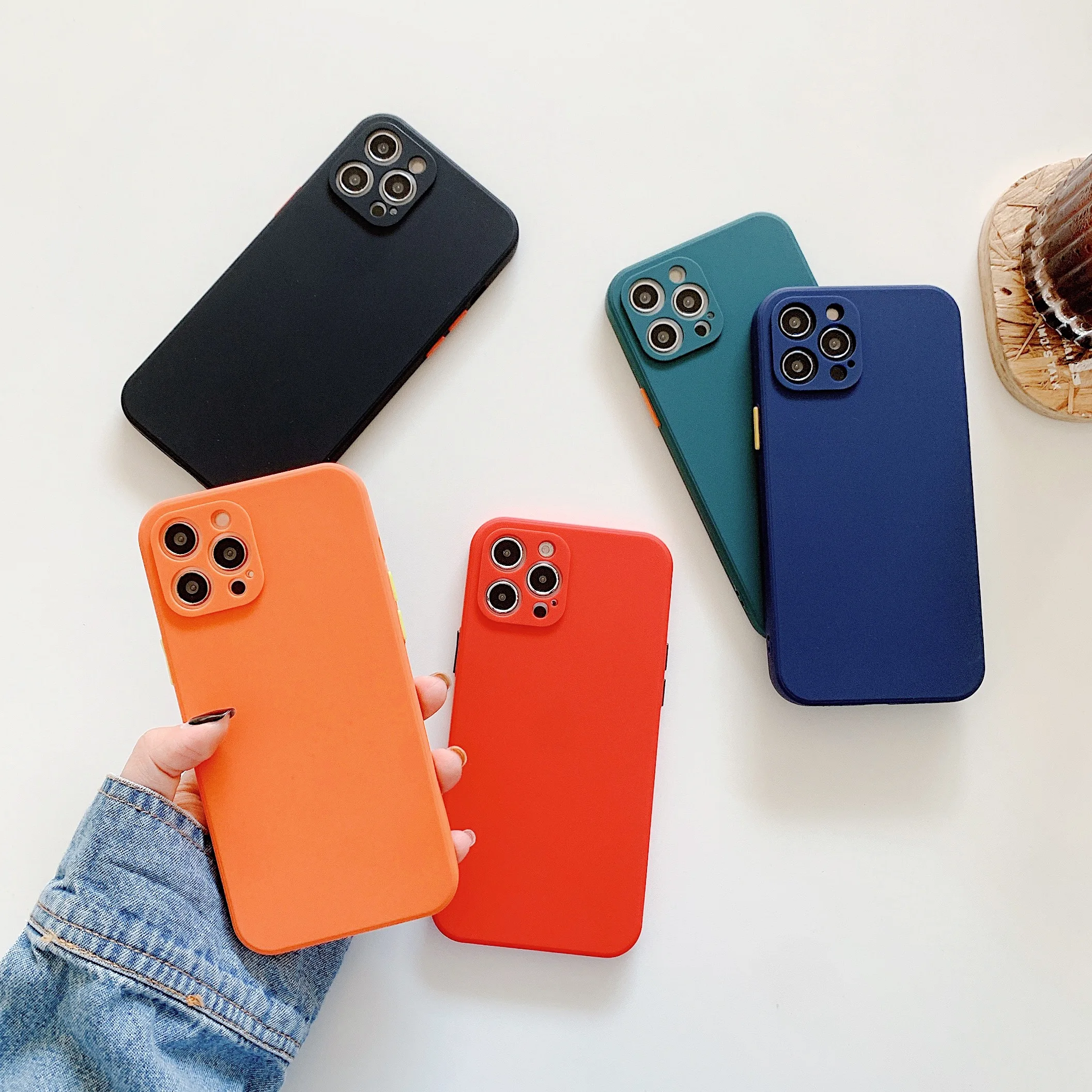 for iphone 12 pro cover uyfrate slim lens protection square frame tpu soft case for iphone 12 pro max 11 pro xs max xr 7 8 plus free global shipping