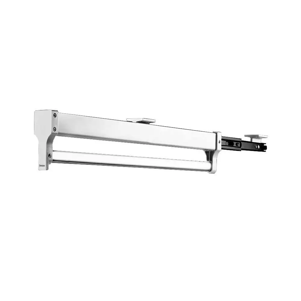 

Heavy Top mount pull out pull-out closet hanger Rack Bar Ball Bearing Slide Heavy Duty Rod Adjustable Wardrobe Hanger